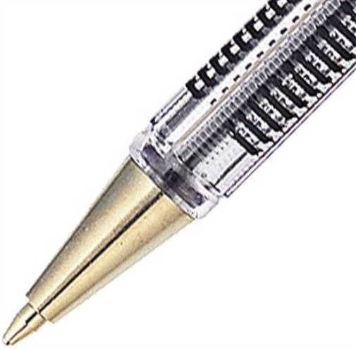 Pentel Superb Ball Pen Medium 1.0mm Tip 0.5mm Line Black Ref BK77M-A