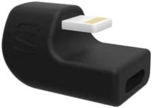 180 Degree Lightning Adapter Black