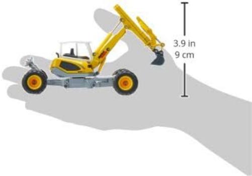 siku 3548, Menzi Muck Walking Excavator, 1:50, Metal/Plastic, Yellow, Adjustable chassis Menzi Muck Digger