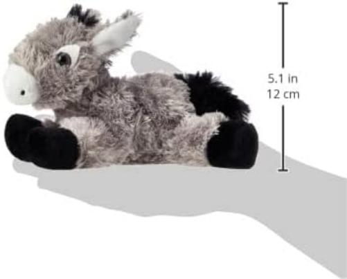 Aurora 12504 8-inch Flopsie Donkey, Grey