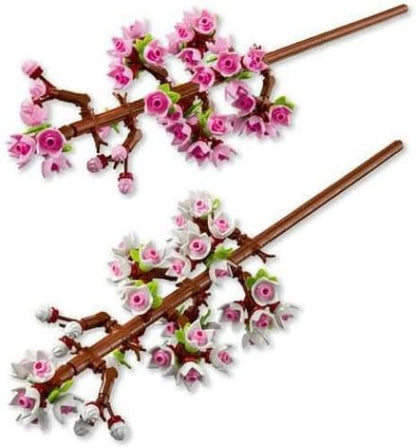 LEGO Cherry Blossoms, Artificial Faux Flowers Set, Valentine's Day Gift Idea, Makes a Great Desk Decor Accessory for 8 Plus Year Old Girls, Boys and Teens 40725