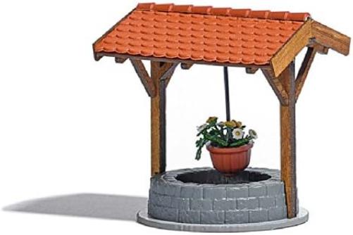 Busch - Brunnen M. Blumen H0