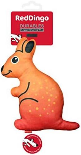 Red Dingo DURABLES - Kath the Kangaroo - Ultra-Durable Soft Toys for Dogs