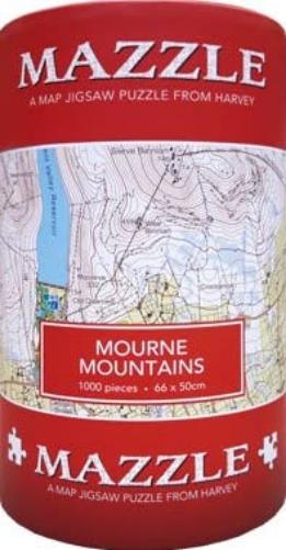 Mourne Mountains Mazzle (Map Jigsaw Puzzle