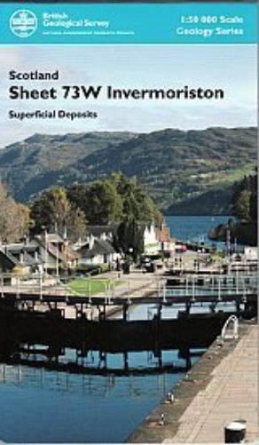 Invermoriston (Superficial Deposits geology map) 1:50 000 scale geology map 73W (Scotland