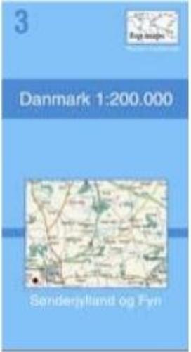 Denmark 3: Southern Jutland and Fyn 1:200,000 Sonderjylland og Fyn