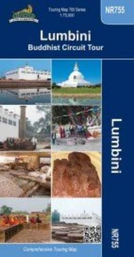 Lumbini map 1:75,000 Buddhist Circuit Tour