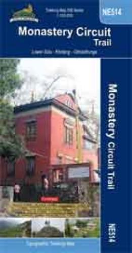 Monastery Circuit Trail 1:100,000 Lower Solu, Khotang, Okhaldhunga NE514
