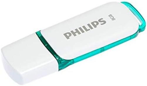 3 PHILIPS USB-Sticks Snow weiB 8 GB