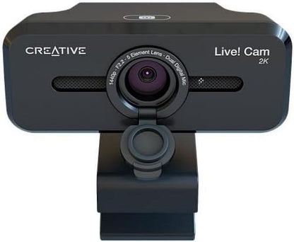 CREATIVE Live! Cam Sync V3 2K QHD USB Webcam with 4X Digital Zoom and Microphones, 1080P HD, Up to 95° FOV, Privacy Lens, for PC and Mac