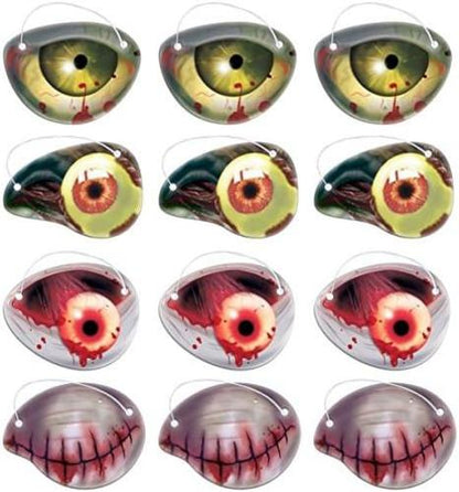 Amscan 6,4 x 5 cm Favor Zombie Papel Ojo Parche favores (12 piezas