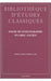Essais de lexicographie en grec ancien