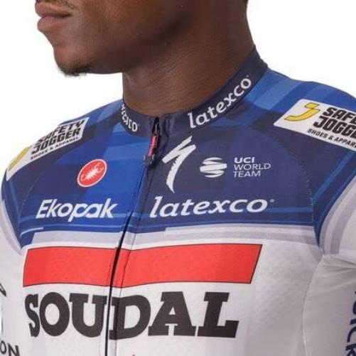 Castelli Soudal Quick-Step Aero Race 6.1 Jersey Dark Blue/White / S (S)