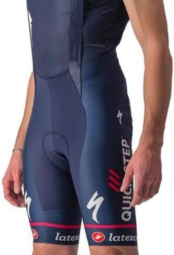 Castelli Soudal Quick-Step Free Aero RC Pro Bib Shorts Belgian Blue / L (L)
