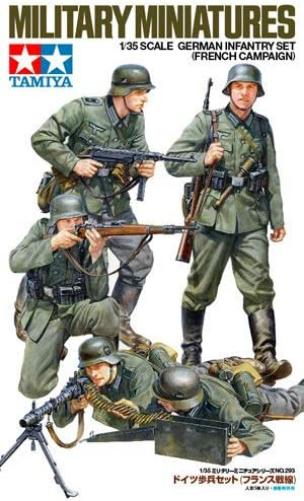 Tamiya 300035293 1:35 WWII German Infantry Figures France Campaign (5