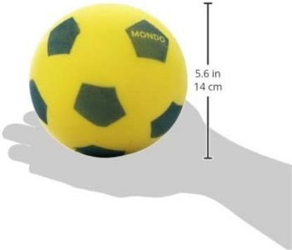 Mondo Toys – Soft Ball 140 – sponsbal met diameter 14 cm – 1 zachte bal – gesorteerde kleuren – 07851