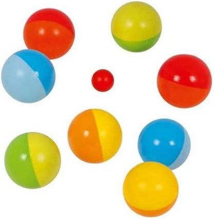 Goki 56658 Boule includes a cotton bag Baby Balls, multicoloured