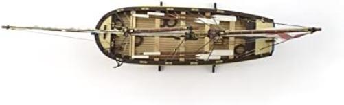 Artesanía Latina 19005. Wooden Ship Model Captain's Longboat of The British Vessel HMS Endeavour 1:50 Scale. Modeling Kit to Be Built