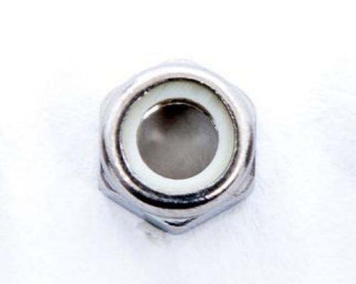 zWidget Components, Mudguards, Spare Parts, M5 Nylock Nut, Silver