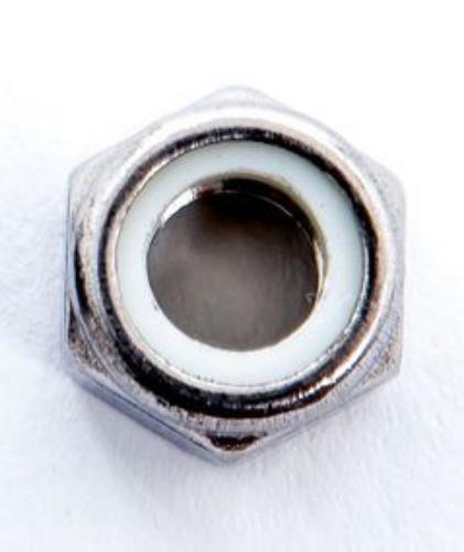 zWidget Components, Mudguards, Spare Parts, M6 Nylock Nut, Silver