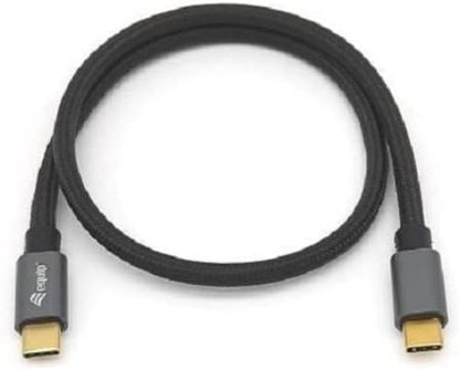 Equip 128354 USB 3.2 Gen 2 Type C Cable, M/M, 1.0 m, USB Power Delivery PD 5A (max. 100 W), 4K 60 Hz, 10 Gbit/s, Black