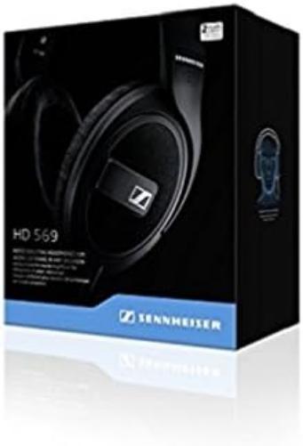 Sennheiser HD 569 Around-Ear Closed Back Headphones - Black Around-Ear HD 569 Black