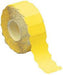 MARKIN - ROTOLO 1500 ETICHETTE 26X12 Giallo Fluo PER [Conf 16 pz