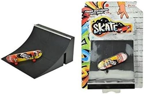 Fidget - Finger Skateboard 'World Incl Rap voor dieren, meerkleurig (35556B