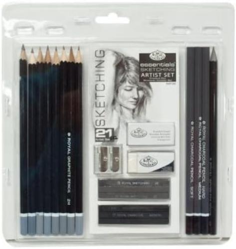 Royal & Langnickel - Sketching Pencil Clamshell - 21 Pc (304015)