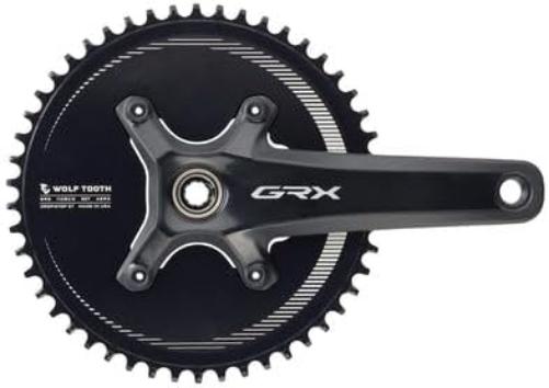 Wolf Tooth 110 BCD Asymmetrisches 4-Bolzen Kettenblatt für GRX Kurbeln Drop-Stop ST