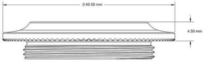 Centerlock Rotor-Verriegelungsring – Innenverzahnung Rohsilber