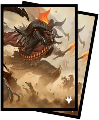 Ultra PRO - Magic: The Gathering Outlaws of Thunder Junction 100ct ChromaFuion Standard Size Card Sleeves Ft. Rakdos, Protect & Store Your Gaming Cards, MTG Cards, Matte Finish Card Sleeves