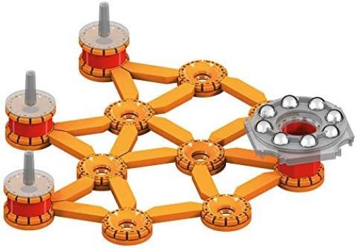 Geomag Special Edition 784 - Leonardo Multiple Cannon - Magnetic Constructions - Leonardo Da Vinci Machines for Children - 266-Piece Box