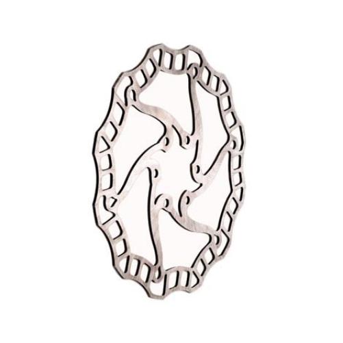 Ashima Airotor 6 Bolt 140/160Mm Silver 6 Bolt 160Mm