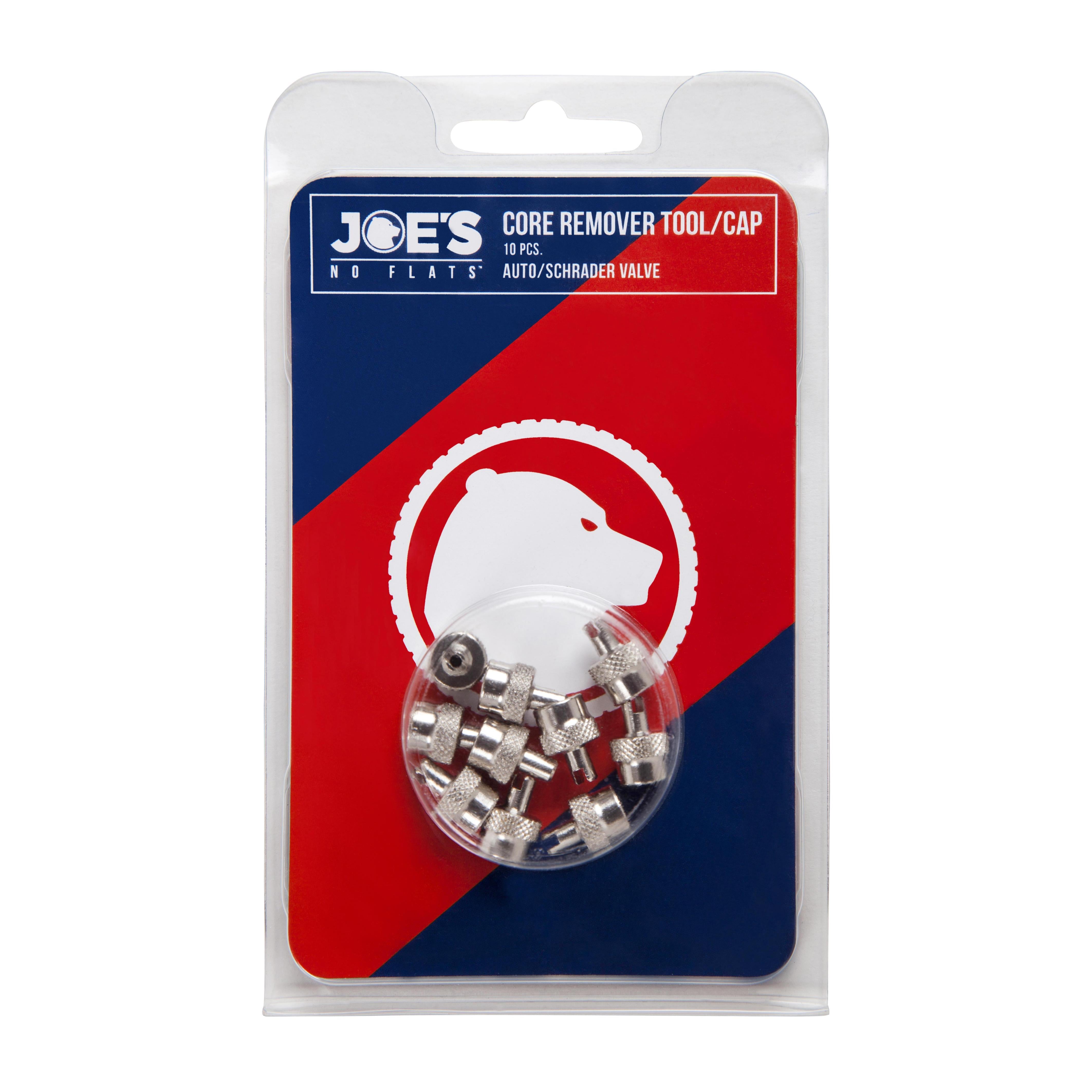 Joe's No Flats Schrader Valve Key / Cap (10Pcs)