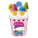 MONDO SPA 28635 120' Cartoon Mondo Boy Ice Cream Bucket Diameter 17 cm Toy Set for Children from 3 Years, Beach Set-28638, multicoloured