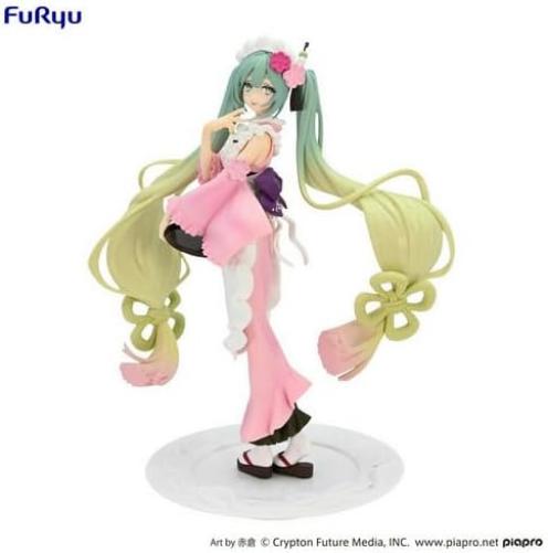 Hatsune Miku statuette PVC Exceed Creative Matcha Green Tea Parfait Cherry Blossom Ver. 20 cm