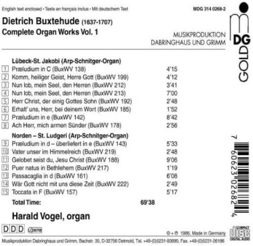Orgelwerke Vol. 1