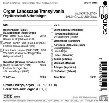 Orgellandschaft Siebenbürgen