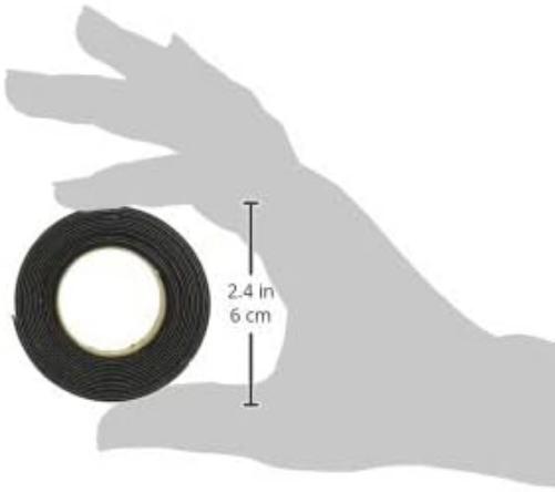 Doppelseitiges Tape 20mm (2m) schwarz