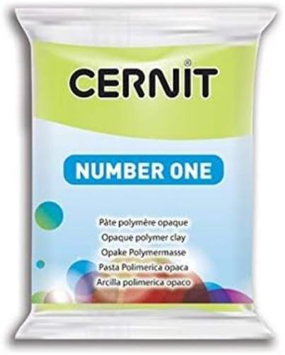 Cernit CE0900056601 Nummer eins Lehm 56g, Anisgrün