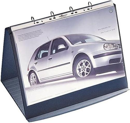 Durable DURASTAR Table Flipchart Stand | A3 Landscape Format | Grey Colour | Ideal for Presentations and Meetings