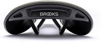 Brooks England Cambium C17 Carved,All-Weather, Waterproof Bike Saddle, Mud-Green, One Size