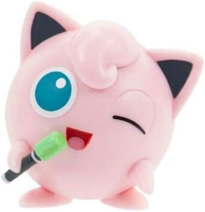 Pokémon PKW3627 Clip 'N' Go Jigglypuff inclusief 2-inch gevechtsfiguur en maanbal accessoire, meerkleurig