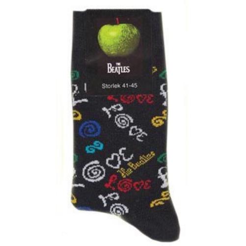 Love Dark Blue Ladies Socks Size 4-7