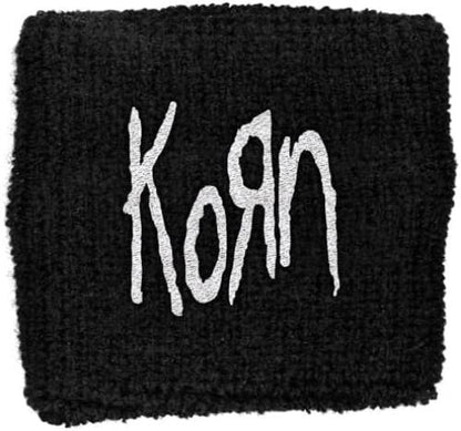 Korn - Fabric Bracelet Logo (One Size) (Black