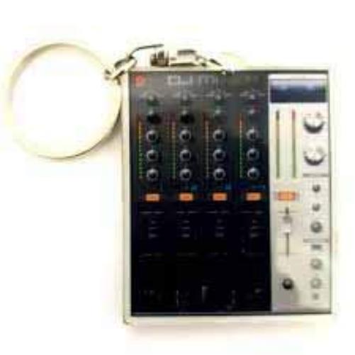 Acrylic Mixer Keyring, various colours, Universale
