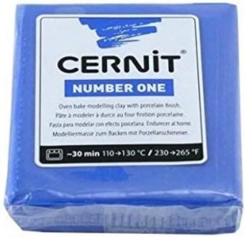 CERNIT CE0900056200 Nummer eins Lehm 56 G, blau, 7 x 5.5 x 1.5 cm