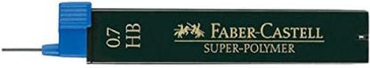 Faber-Castell Miscellaneous Super-Polymer Fineline Lead, 0.7mmBlack, 2B, For Art, Craft, Drawing, Sketching, Home, School, University, Colouring