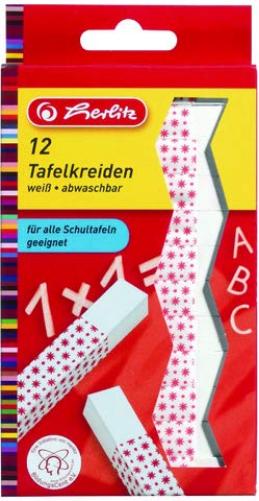 herlitz Tafelkreide weiss Inh.12/8648107
